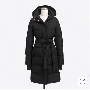 J. Crew Factory Down Puffer Coat